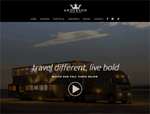 Tablet Screenshot of andersonmobileestates.com
